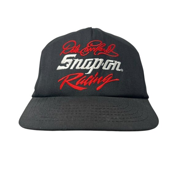 Dale Earnhardt Sr Snap On Tools Racing Vintage Snapback Hat Cap NASCAR 90s Dad